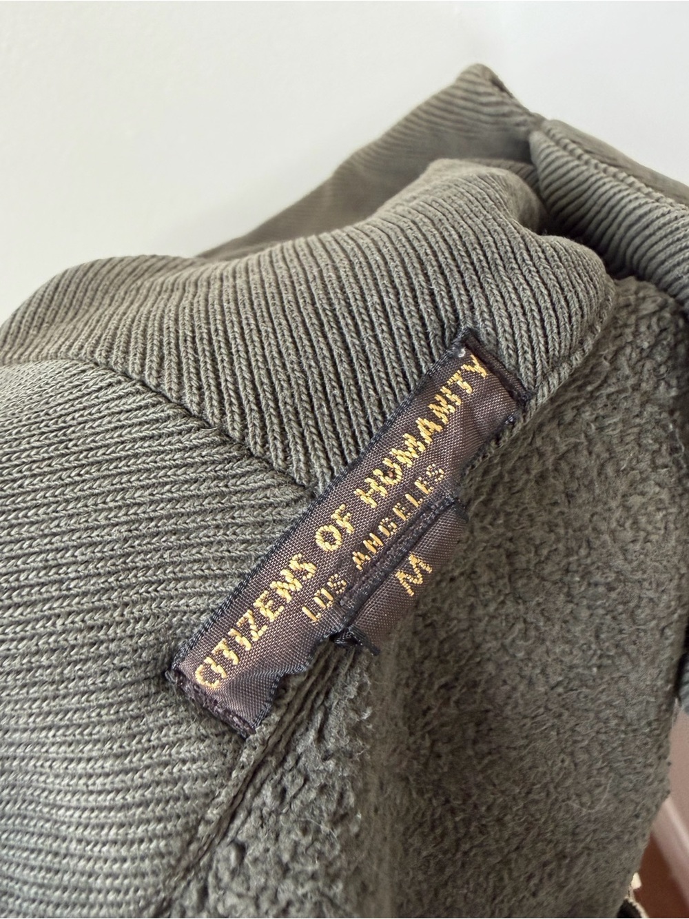 Citizens of Humanity Collared Half Zip Tunic Sweatshirt - Picture 9 of 10